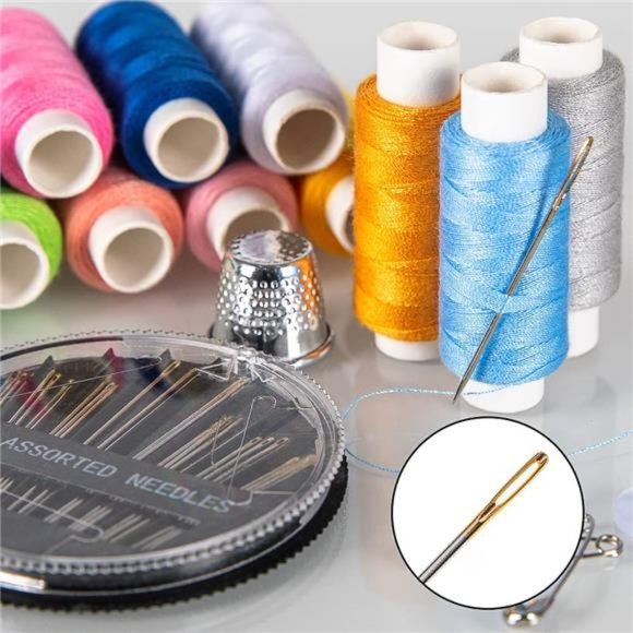 Sewing Kit for Adults and Kids 24 Color Threads Beginners Sewing Supplies - Picture 3 of 6
